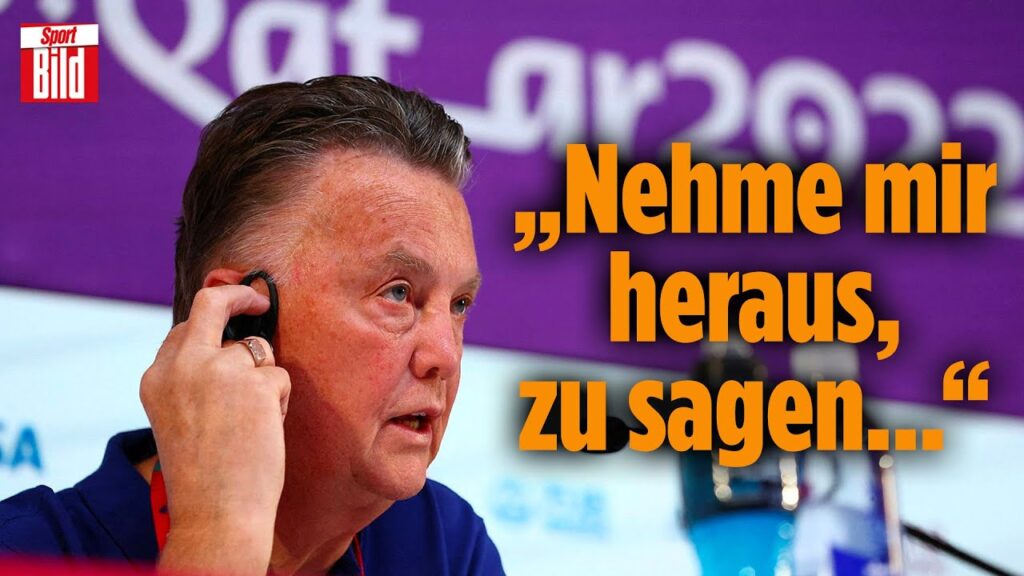 WM 2022: Holland-Trainer van Gaal mit Spitze gegen Deutschland