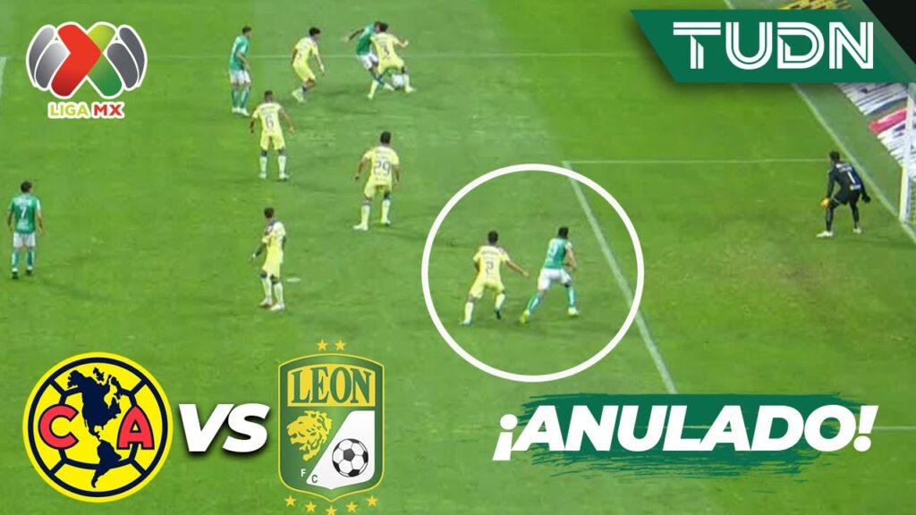 ¡ANULADO! Ya lo gritaba Mena | América 0-0 León | AP2023-J5 | Liga Mx | TUDN