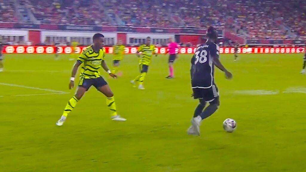 Jurrien Timber Arsenal DEBUT vs MLS All Stars