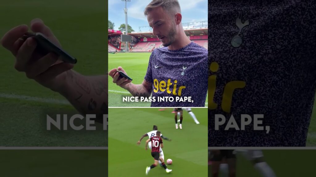 James Maddison talks us through his first Tottenham goal 🎯🤍