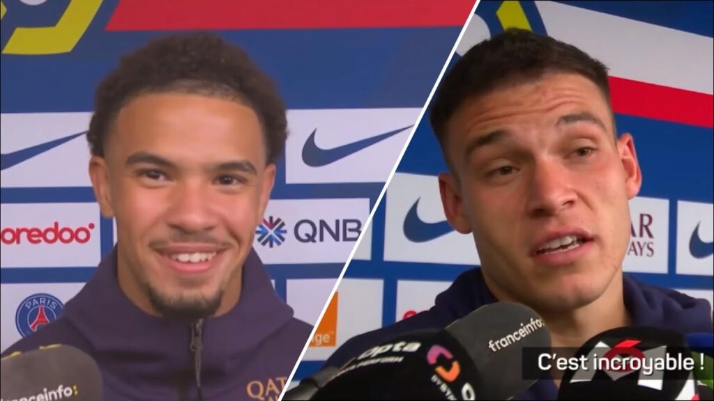 Les réactions de Zaïre-Emery et Ugarte après la victoire 3-1 contre Lens