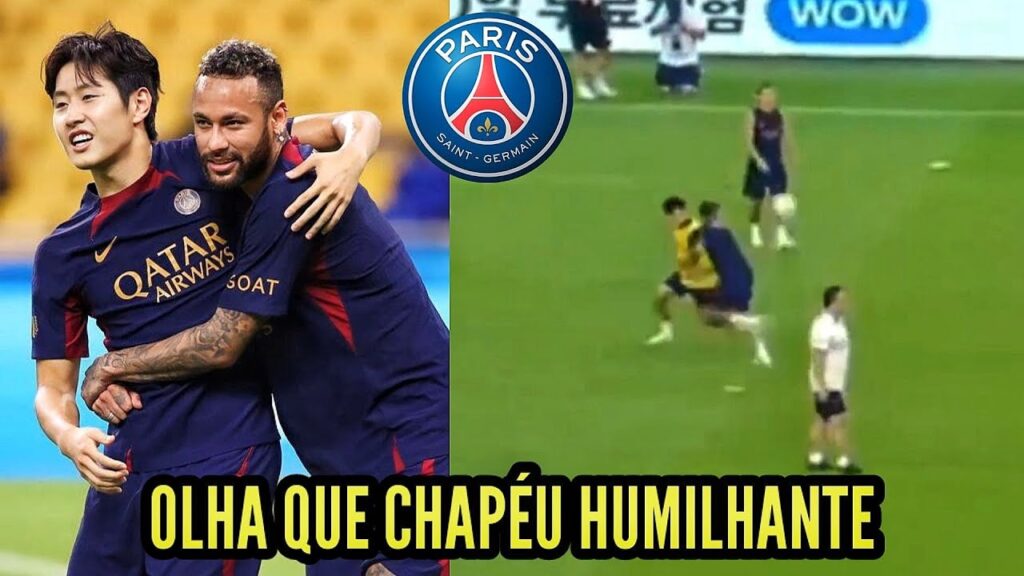 NEYMAR DÁ CHAPÉU HUMILHANTE EM KANG IL LEE NO TREINO DO PSG 😱🔥