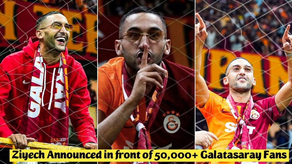 🔥 AMAZING! Hakim Ziyech Announced in front of 50,000+ Galatasaray Fans