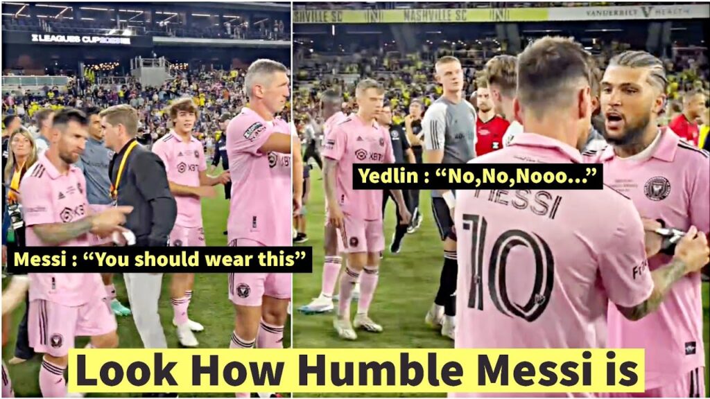 Yedlin Reaction when Messi gave captain armband to him ( Former captain of Inter Miami )
