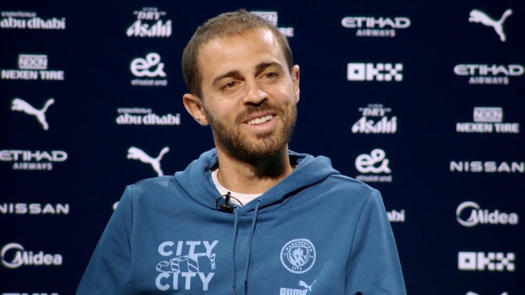 Interview with Bernardo Silva after signing new Manchester City contract
