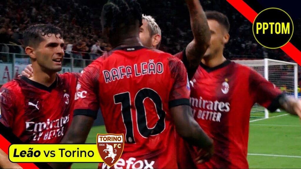 Leao vs Torino - Skill and Highlights 🔴 ⚫