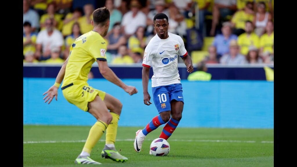 Ansu Fati vs Villarreal 27/08/2023