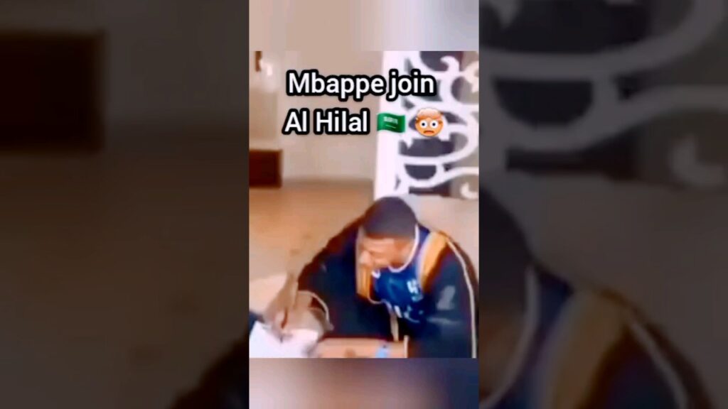 Mbappe 😂 join [Al Hilal] 🇸🇦