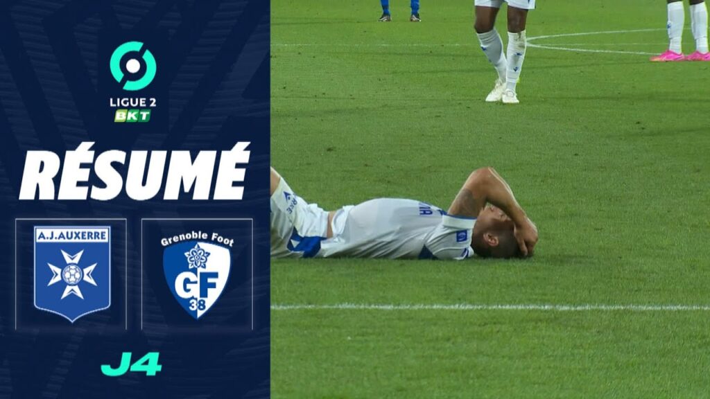 AJ AUXERRE - GRENOBLE FOOT 38 (0 - 0) - Résumé - (AJA - GF38) / 2023-2024