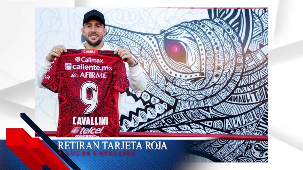 Retiran tarjeta roja a Lucas Cavallini y podrá jugar ante Mazatlán