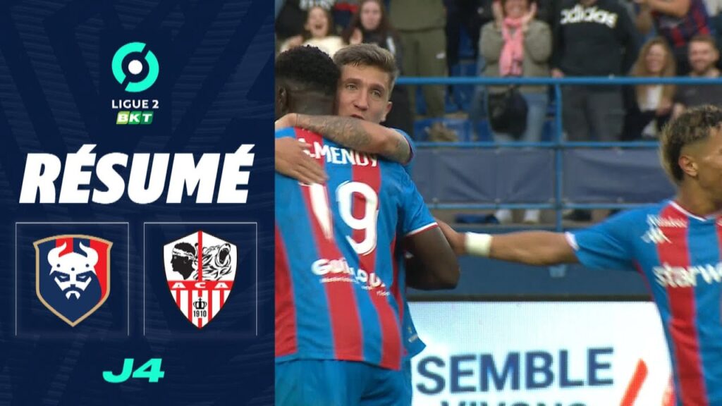 STADE MALHERBE CAEN - AC AJACCIO (3 - 0) - Résumé - (SMC - ACA) / 2023-2024