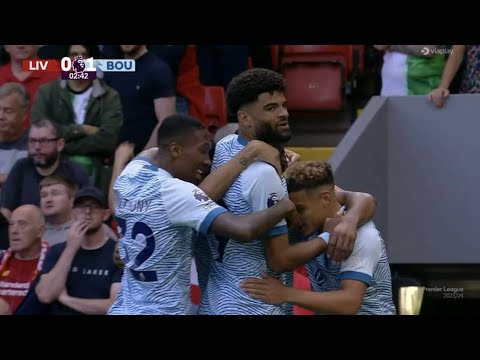 Antoine Semenyo Goal,Liverpool vs Bournemouth (0-1) All Goals and Extended Highlights