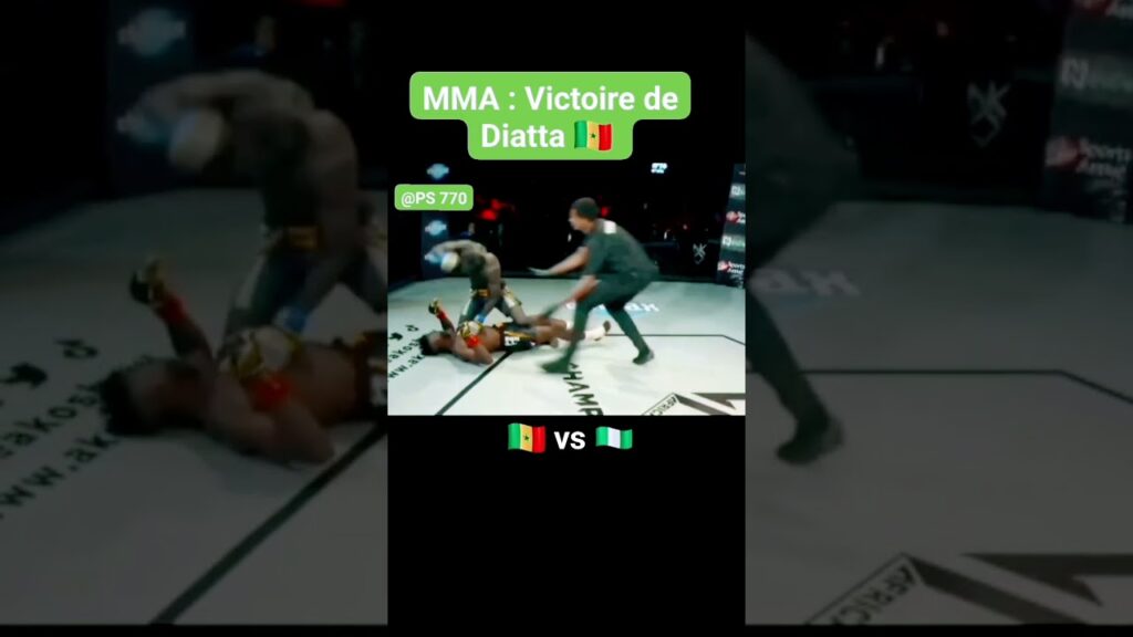 MMA : ( @ the ako show )  Victoire de 👉Diatta 🇸🇳          ( ABONNÉ 👍 SOUTENIR LA CHAÎNE )  #senegal