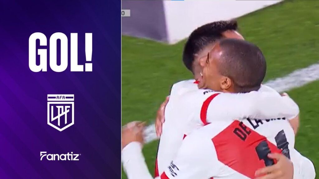 Gol de Nicolás de la Cruz | River 2-1 Barracas Central | #TorneoBinance Fecha 2