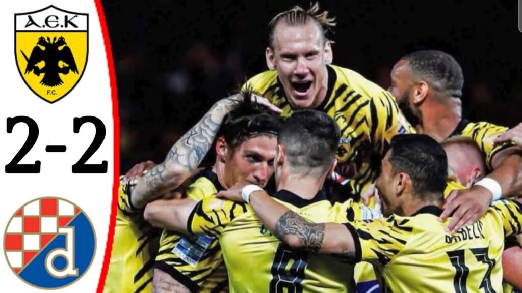 Domagoj Vida Goal, AEK Athens vs Dinamo Zagreb (2-2) All Goals and Extended Highlights 2023.