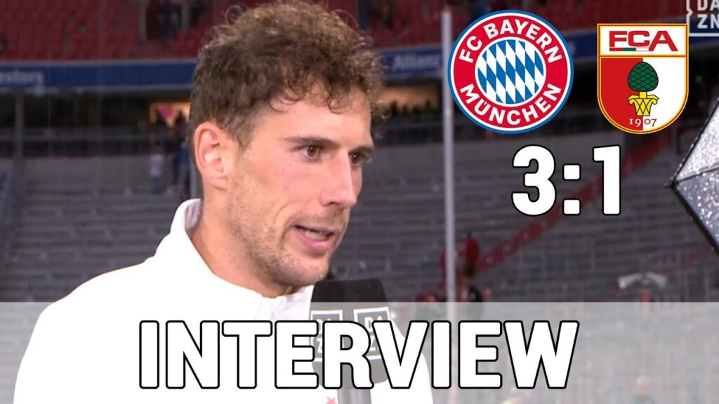 ,,Es wurde ein bisschen zäh!" Leon Goretzka Interview u.a. über Harry Kane | FC Bayern 3:1 Augsburg