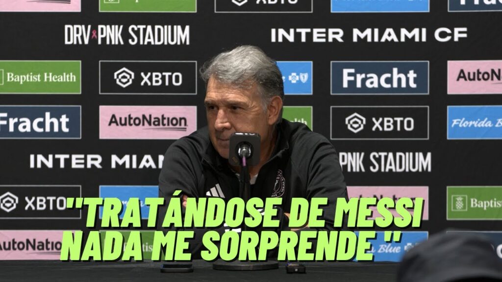 RED BULLS 0    INTER MIAMI 2  GERARDO TATA MARTINO Conferencia Post  Partido