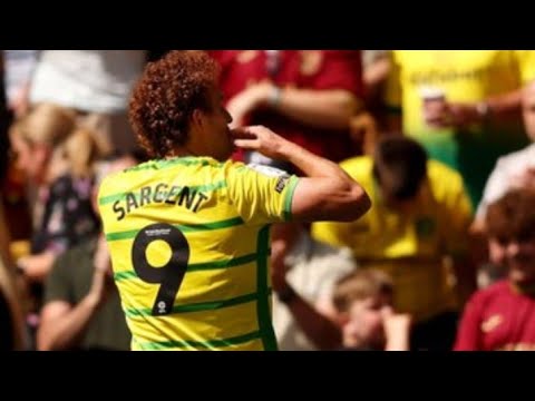 Huddersfield Town vs Norwich City 0-4 Josh Sargent, Jonathan Rowe, Ashley Barnes & Idah score in win
