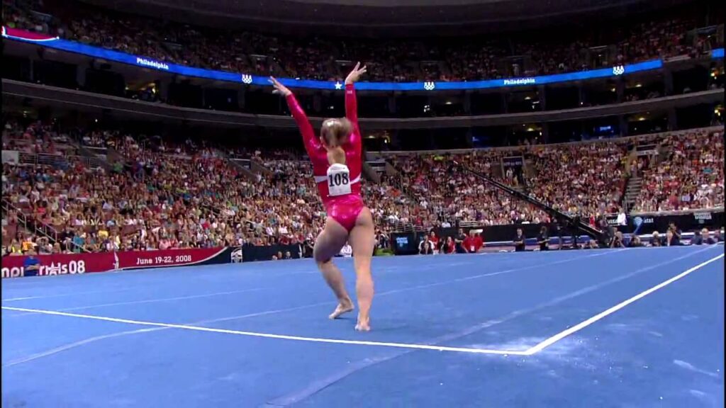 Shawn Johnson - Floor Exercise - 2008 Olympic Trials - Day 1