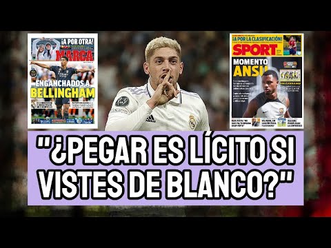 GRAVÍSIMO ARTÍCULO EN SPORT SOBRE FEDE VALVERDE: "¿PEGAR ES LÍCITO SI VISTES DE BLANCO?"