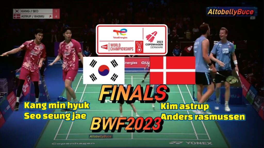Kang min hyuk/Seo seung jae vs Kim astrup/Anders rasmussen | finals bwf world championships 2023