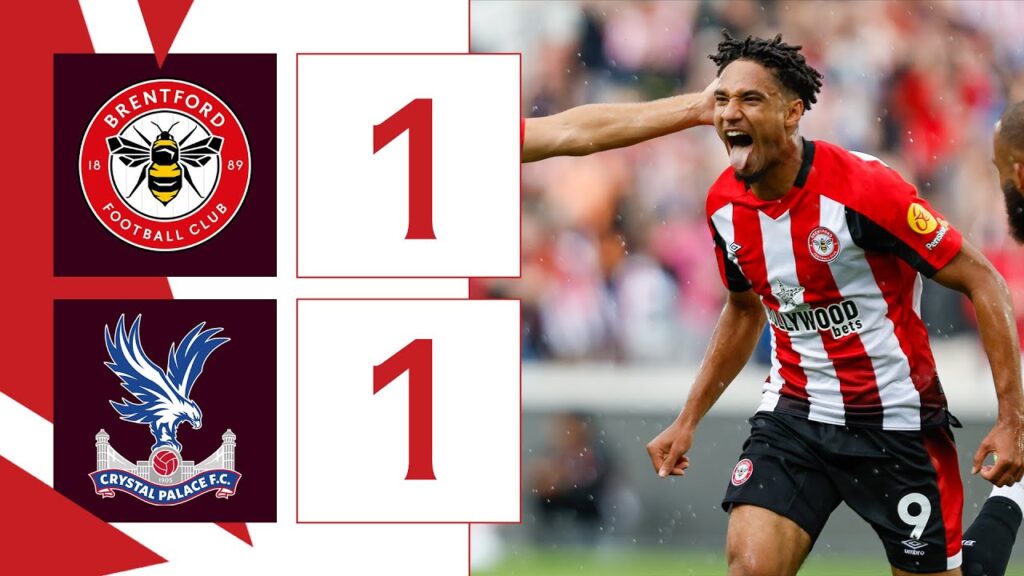 Brentford 1 Crystal Palace 1 | Kevin Schade scores first Brentford goal💥⚽️