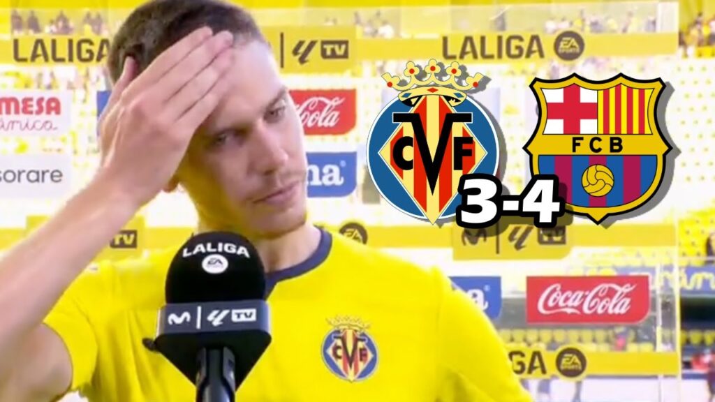 LA REACCION DE JUAN FOYTH TRAS LA DERROTA VILLARREAL 3-4 FC BARCELONA