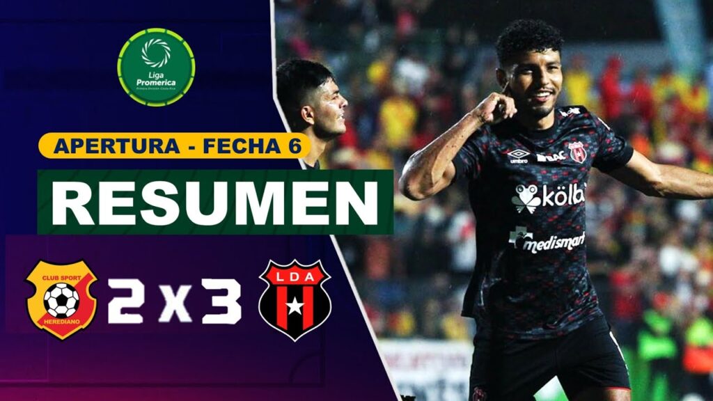 Resumen Herediano vs Alajuelense (2-3) Torneo Apertura 2023