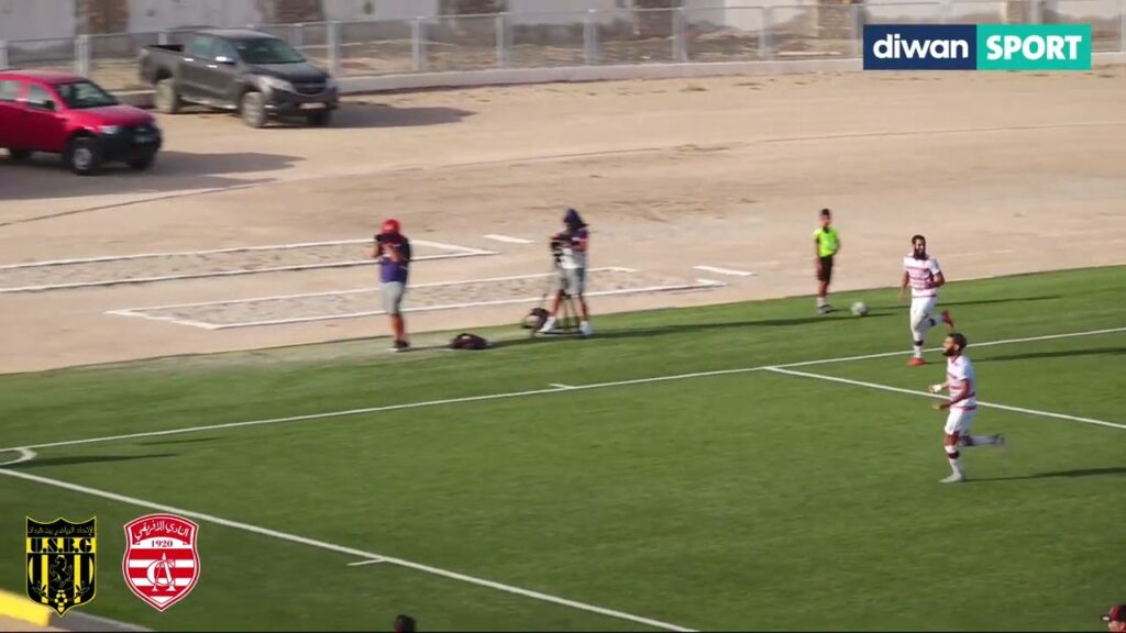 هدف النادي النادي الافريقي عن طريق بسام الصرارفي ضد الإتحاد الرضي ببنقردان