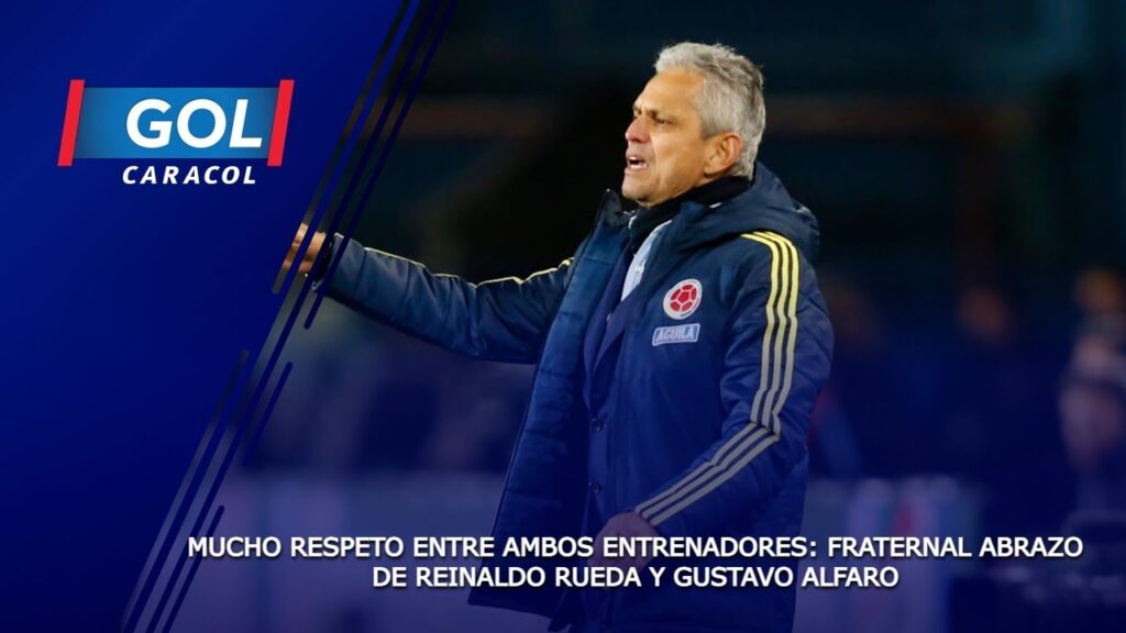 Mucho respeto entre ambos entrenadores: fraternal abrazo de Reinaldo Rueda y Gustavo Alfaro