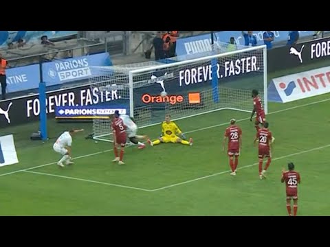 But d'Ismaila Sarr aujourd'hui et but de Mbemba dans le match Marseille vs Brest tous les moments