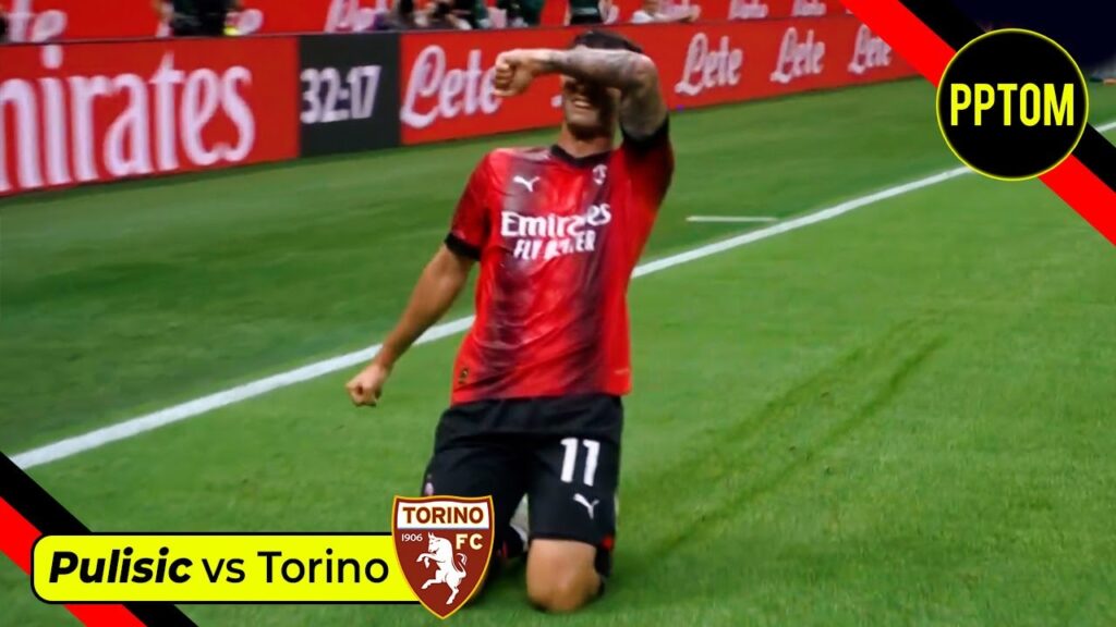Pulisic vs Torino - Goal, Skill and Highlights 🔴 ⚫