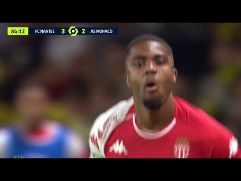 FC Nantes vs Monaco 3-3 Myron Boadu, Wissam Ben Yedder & Takumi Minamino score to earn a draw