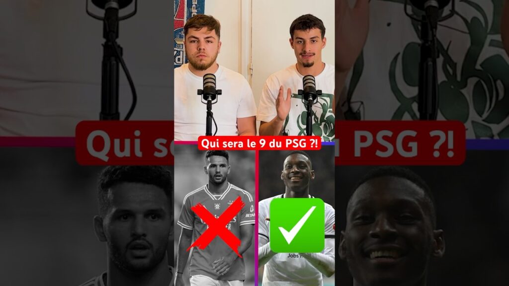 🤔 G.Ramos ou Kolo Muani qui sera le 9 du PSG ?! #psg #parissaintgermain #kolomuani #goncaloramos