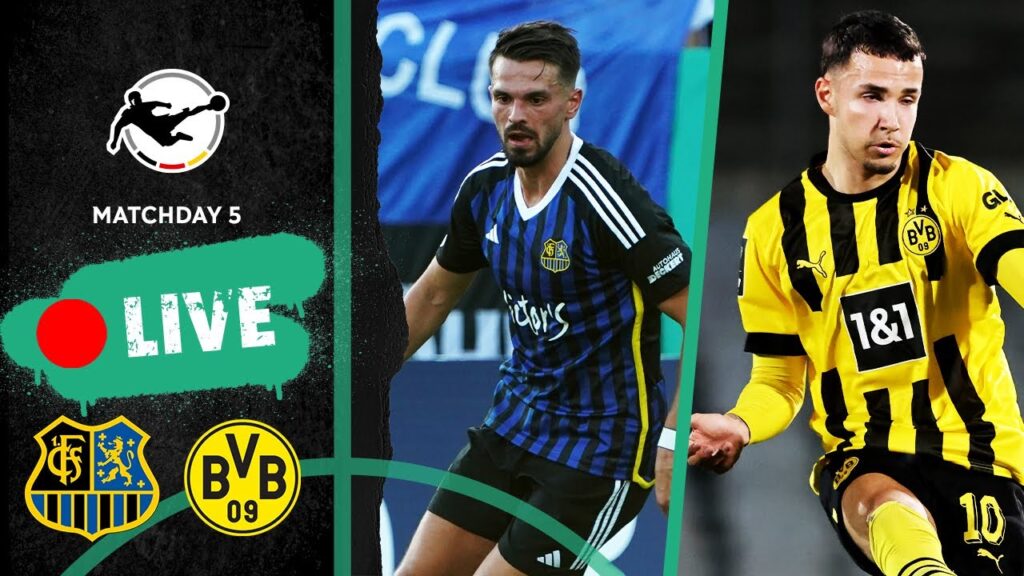 LIVE 🔴 1.FC Saarbrücken vs. Borussia Dortmund II | 3rd Division 2023/24