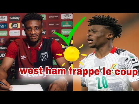 🚨officiel kudus rejoint west ham...matteo guendouzi va jouer en Italie 🇮🇹 ...Tierney à sociedad