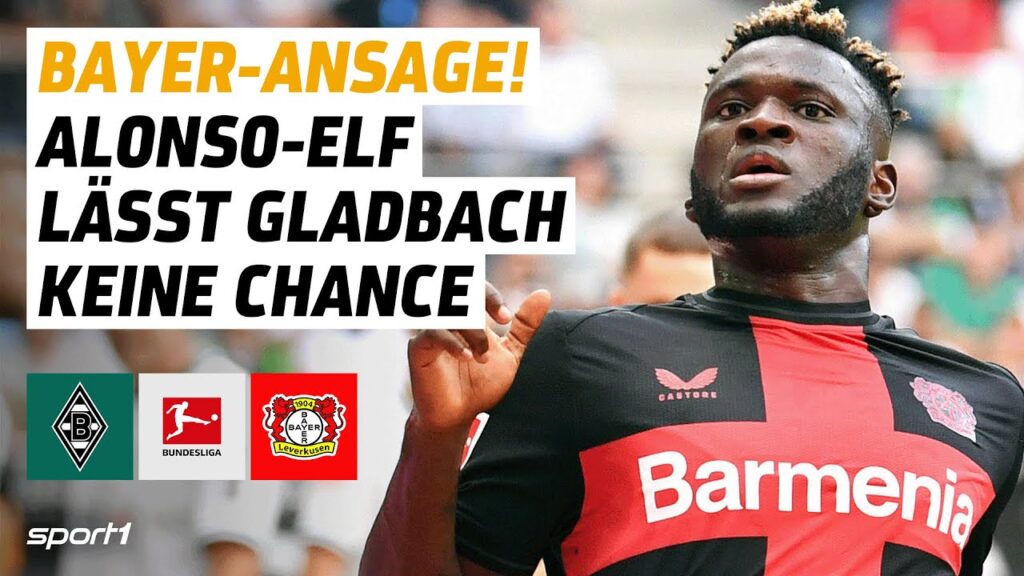 Borussia Mönchengladbach - Bayer Leverkusen | Bundesliga Tore und Highlights 2. Spieltag