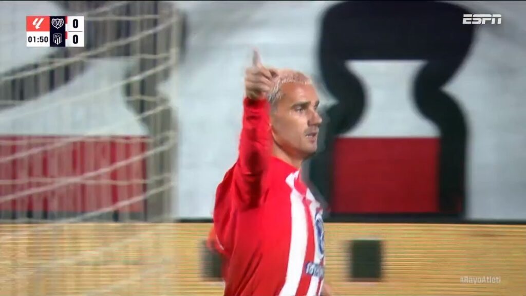 Antoine Griezmann Goal | Rayo Vallecano vs Atlético Madrid 0-1 Resumen y Goles | LaLiga 2023/24
