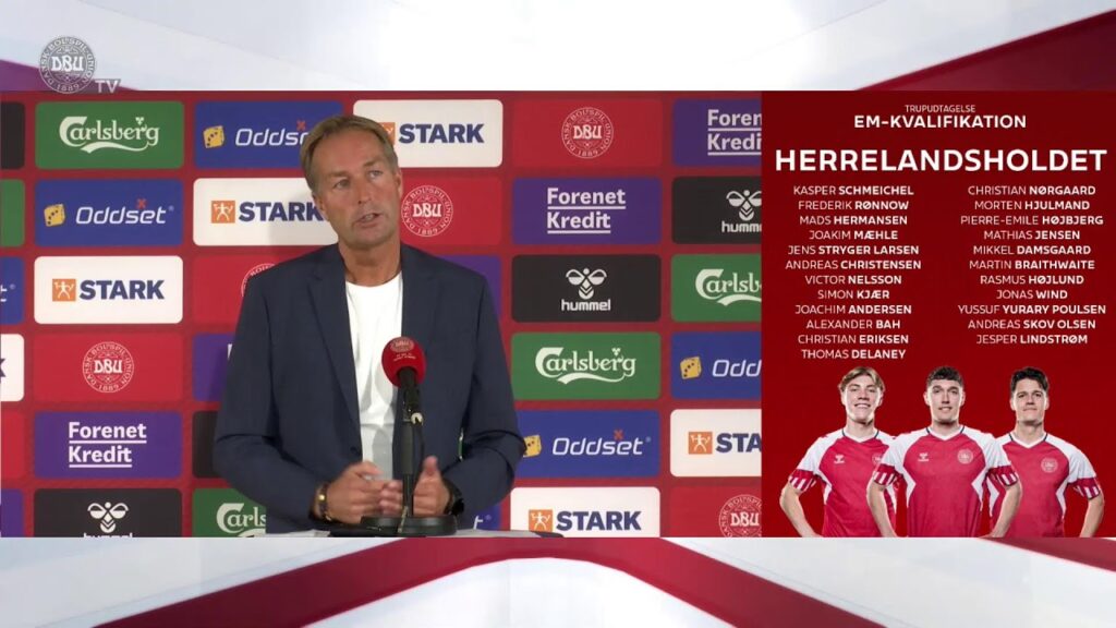 Udtagelse af Herrelandsholdet til kampene mod San Marino og Finland