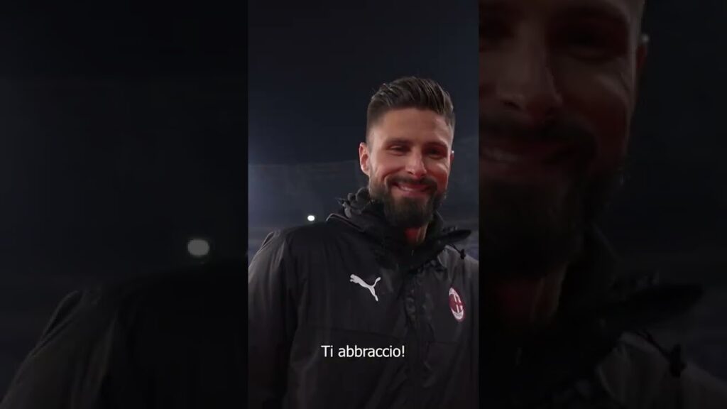 Oli Giroud and JPP | Curva Sud singing Ooooh Olivier Giroud 🎶 | #shorts
