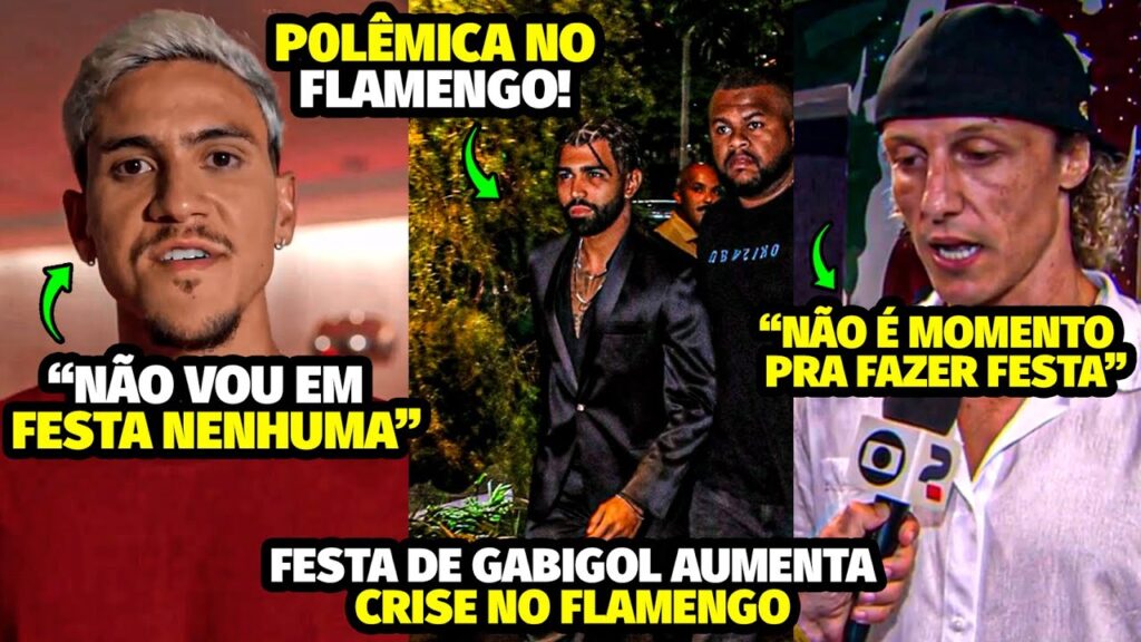 P0LÊMICA! PEDRO E DAVID LUIZ SE RECUSAM A IR A FESTA DE GABIGOL E CAUSAM UMA BAITA CRISE NO FLAMENGO