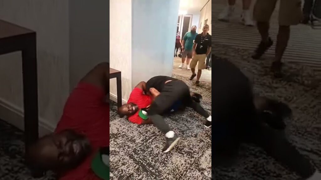 Gilbert Burns and UFC cutman Brad Tate at it again 😂