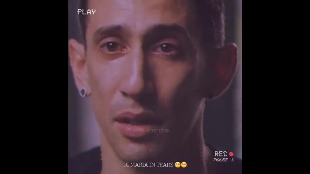 EMOTIONAL FOR DI MARIA😢😢#shorts #dimaria