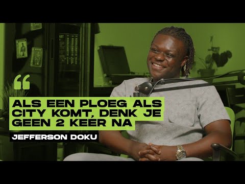 Jefferson Doku over de transfer van Jeremy Doku naar Manchester City I Eén-Tweetje Jefferson Doku over de transfer van Jeremy Doku naar Manchester City I Eén-Tweetje