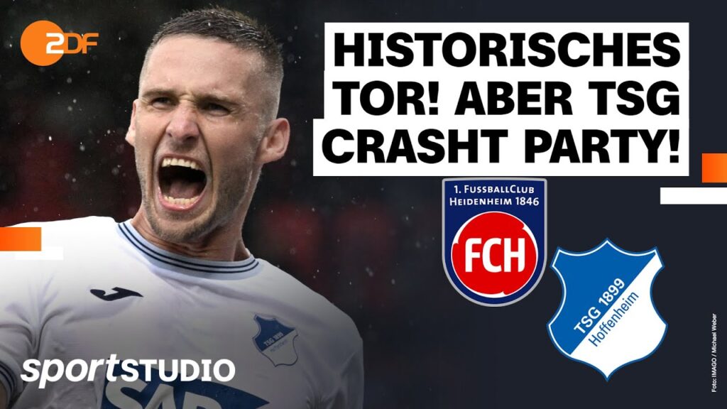 1. FC Heidenheim – TSG Hoffenheim | Bundesliga, 2. Spieltag Saison 2023/24 | sportstudio