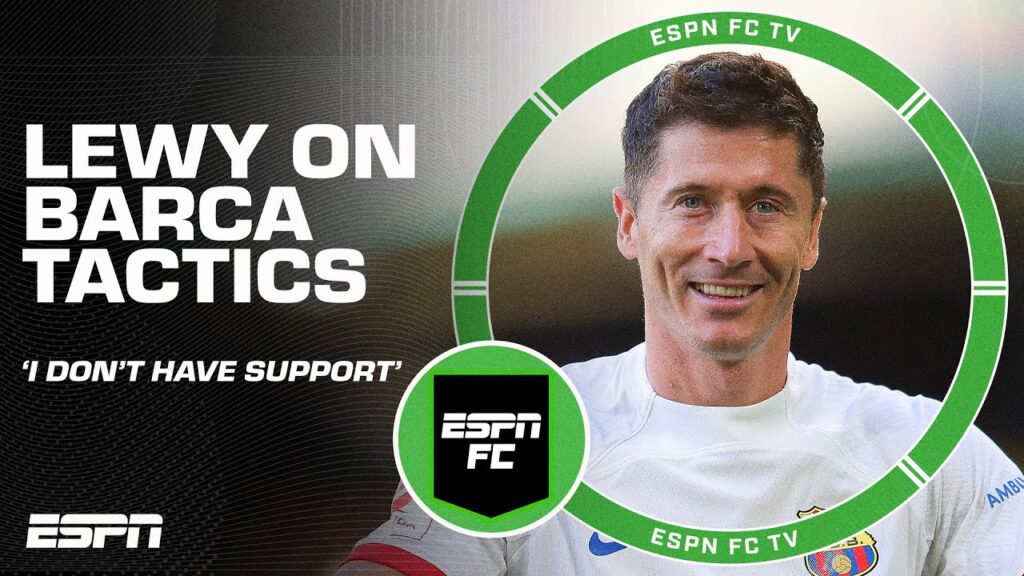 Robert Lewandowski openly questions Barcelona tactics 👀 'I don't have support' | ESPN FC