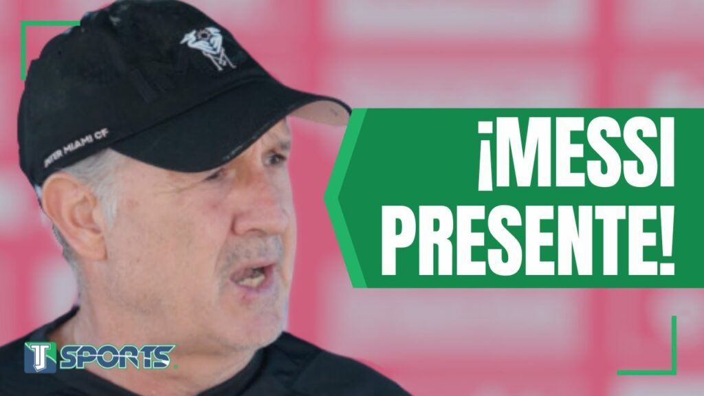¡SIN DESCANSO! REVELA Gerardo Martino que Lionel Messi y Sergio Busquets JUGARÁN ante Nashville SC