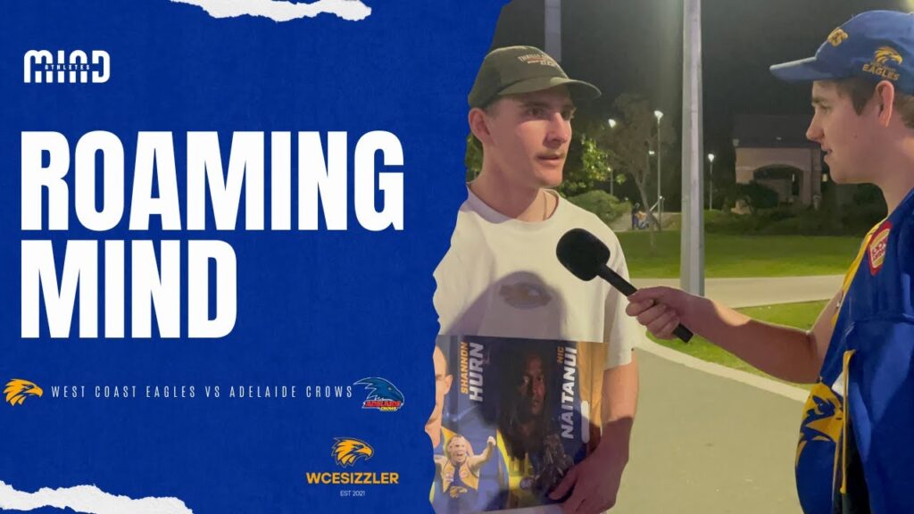 WEST COAST EAGLES VS ADELAIDE CROWS AFL Round 24 | ROAMING at Optus Stadium