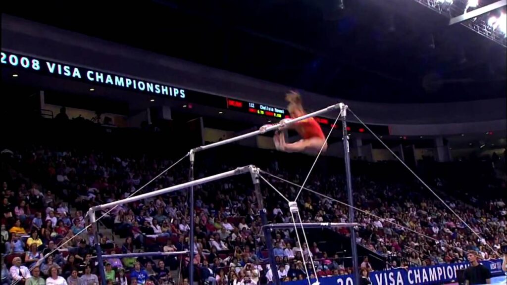 Shawn Johnson - Uneven Bars - 2008 Visa Championships - Day 1
