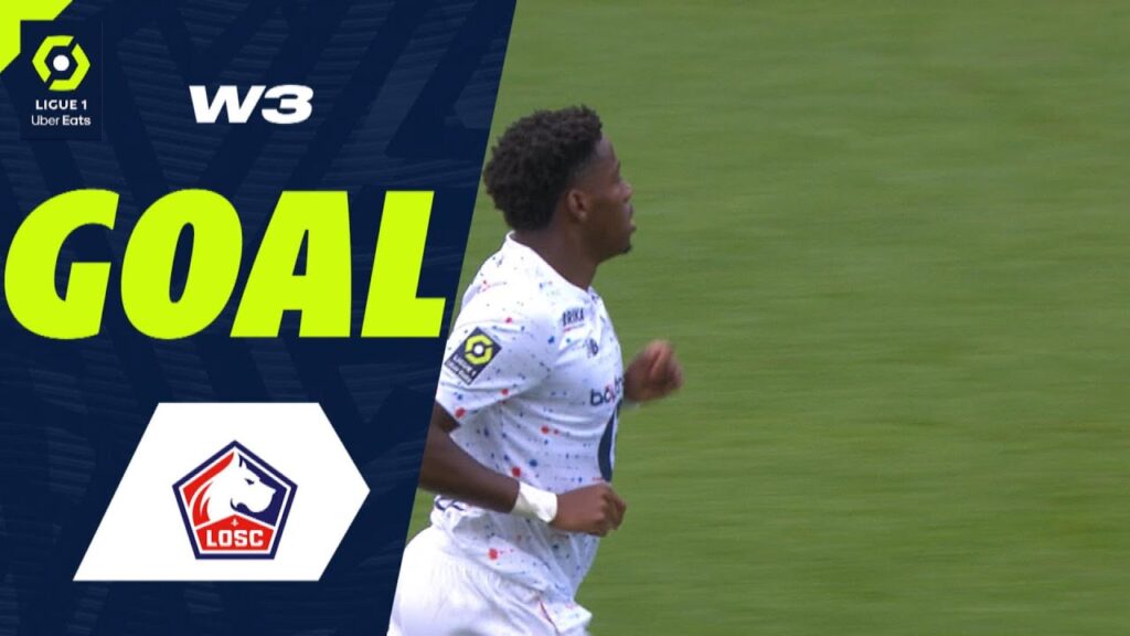 Goal Jonathan Christian DAVID (55' - LOSC) FC LORIENT - LOSC LILLE (4-1) 23/24